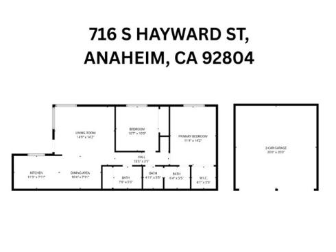 716 S Hayward  2  Street, Anaheim, CA