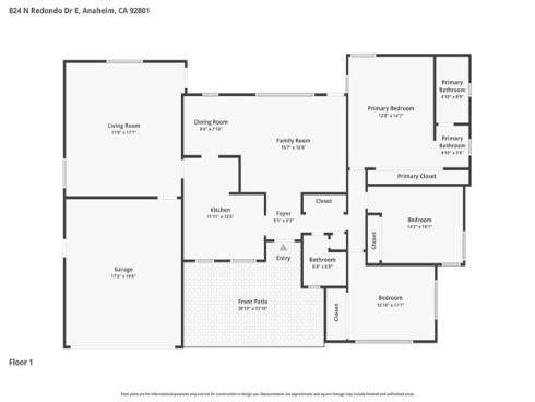 824 N Redondo E  , Anaheim, CA