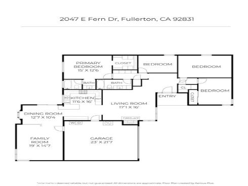 2047 E Fern   Drive, Fullerton, CA