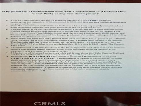 3  Heatherwood  , Irvine, CA