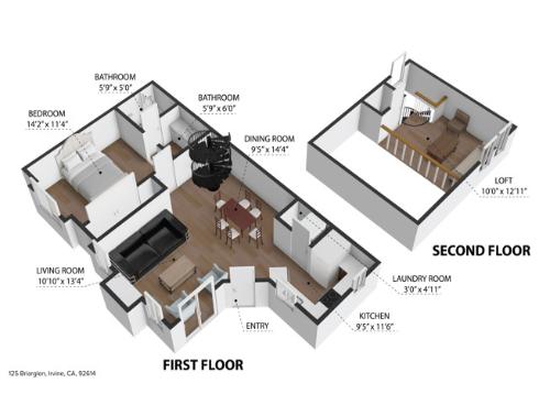 125  Briarglen  , Irvine, CA