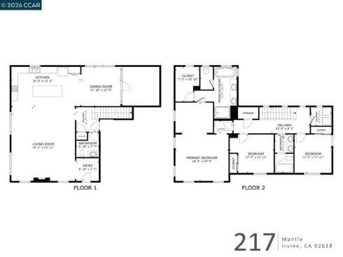 217  Mantle  , Irvine, CA