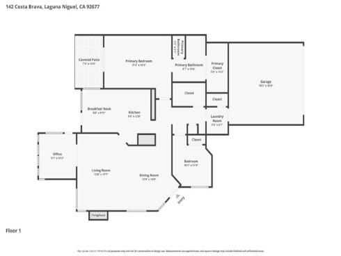 142  Costa Brava  , Laguna Niguel, CA