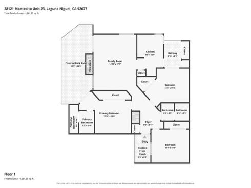 28121  Montecito  23 , Laguna Niguel, CA
