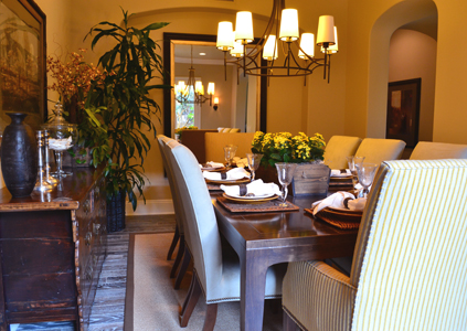 Dining room from house - sold by Jansen Team