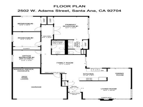 2502 W Adams   Street, Santa Ana, CA