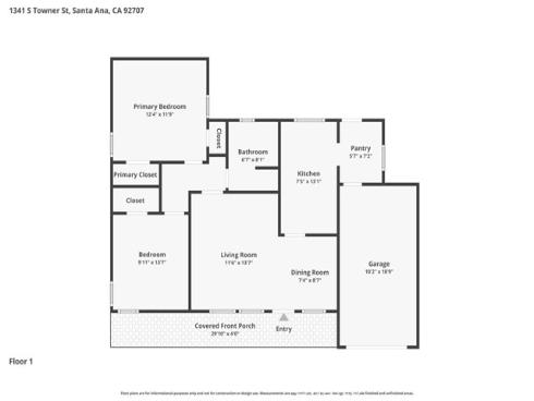 1341 S Towner  , Santa Ana, CA